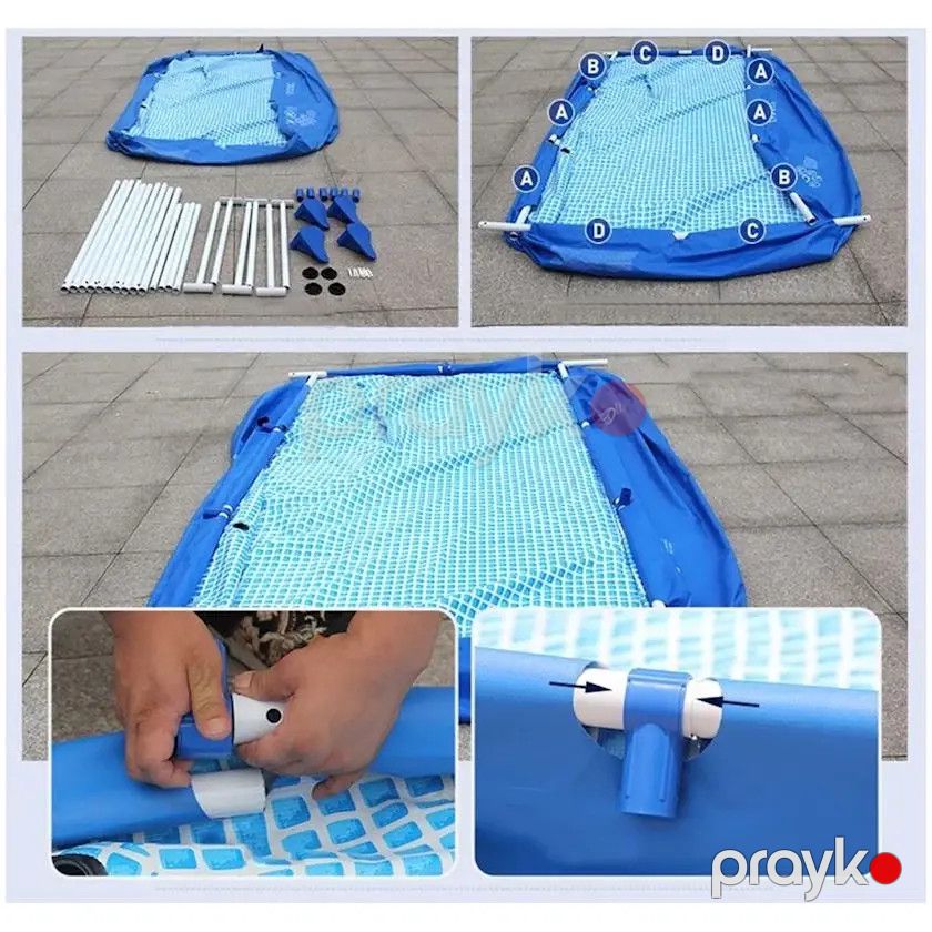 Karkaslı hovuz Intex 28272, göy, 3077 l — Hovuzlar, Bakı (2)