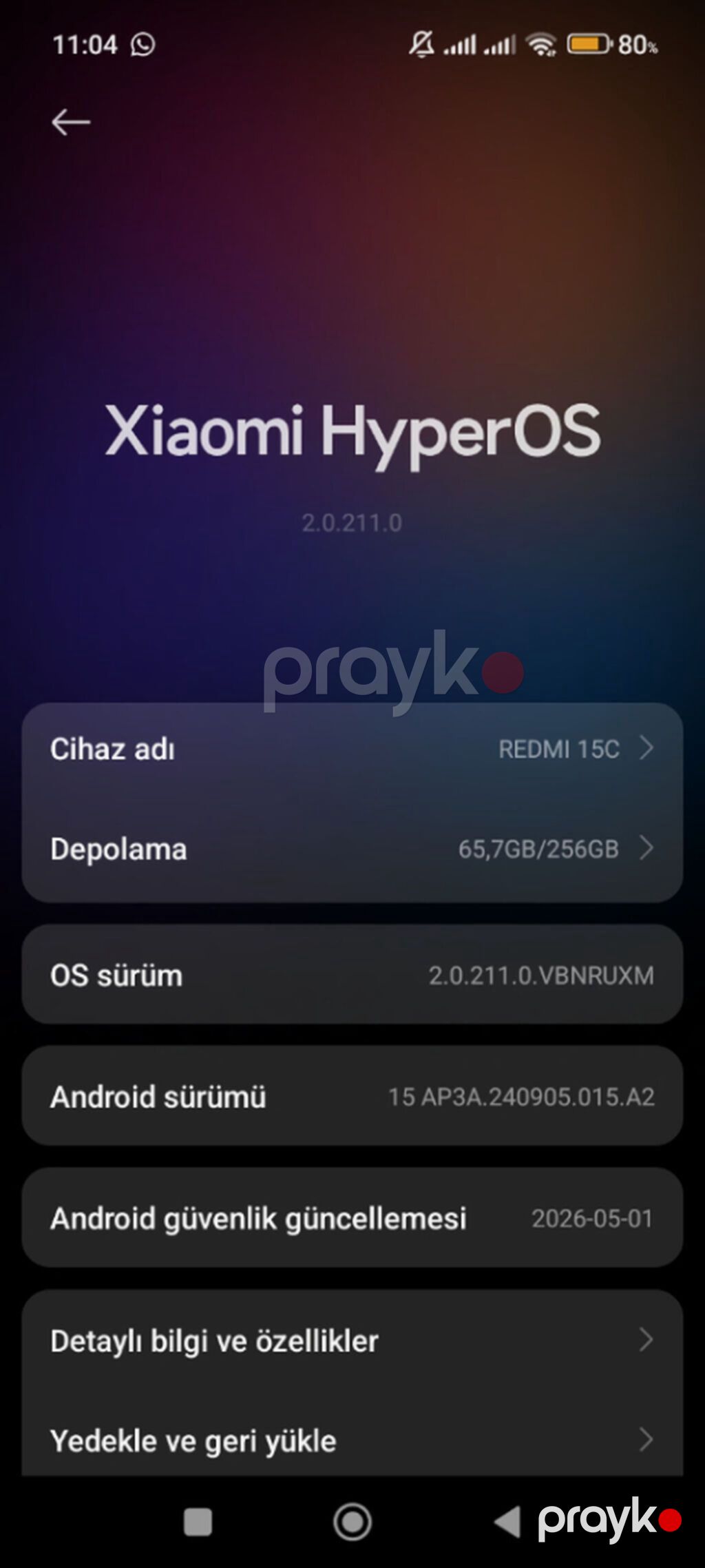 Redmi 15C Yaddaş: 256 GB. Ram: 8 GB. 3 ayın telefonudur. Heçbir — Xiaomi, Bakı (2)