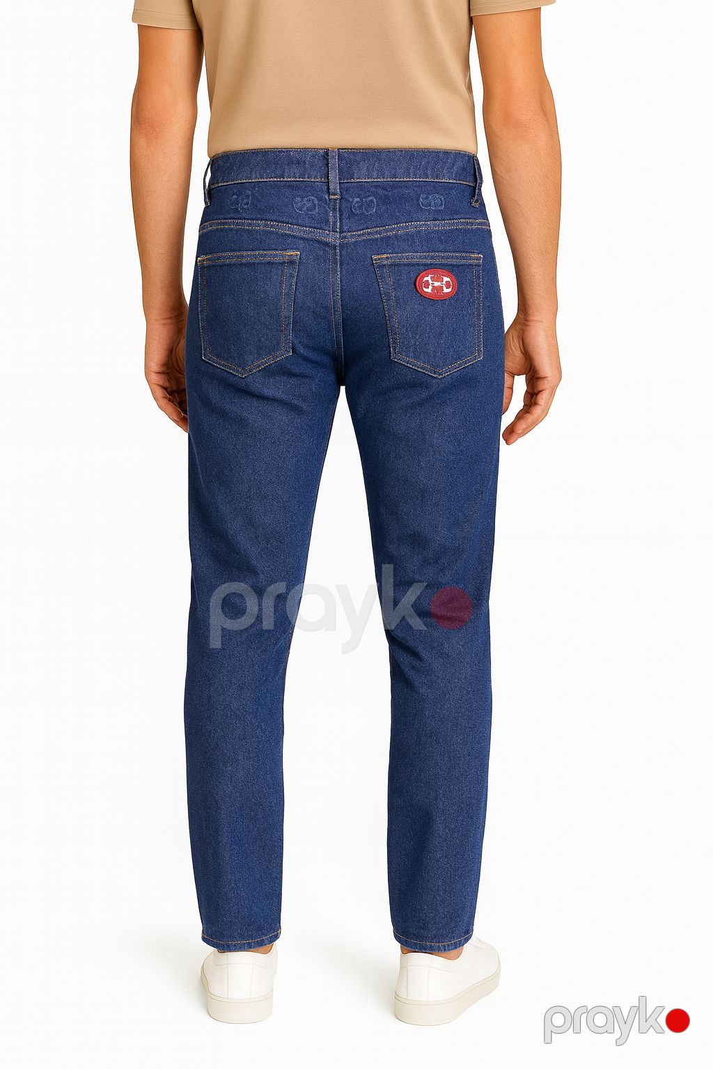 Kişilər üçün düz cins VB-0301, pambıq, göy, ölçü 31 — Mallar, Bakı (2)