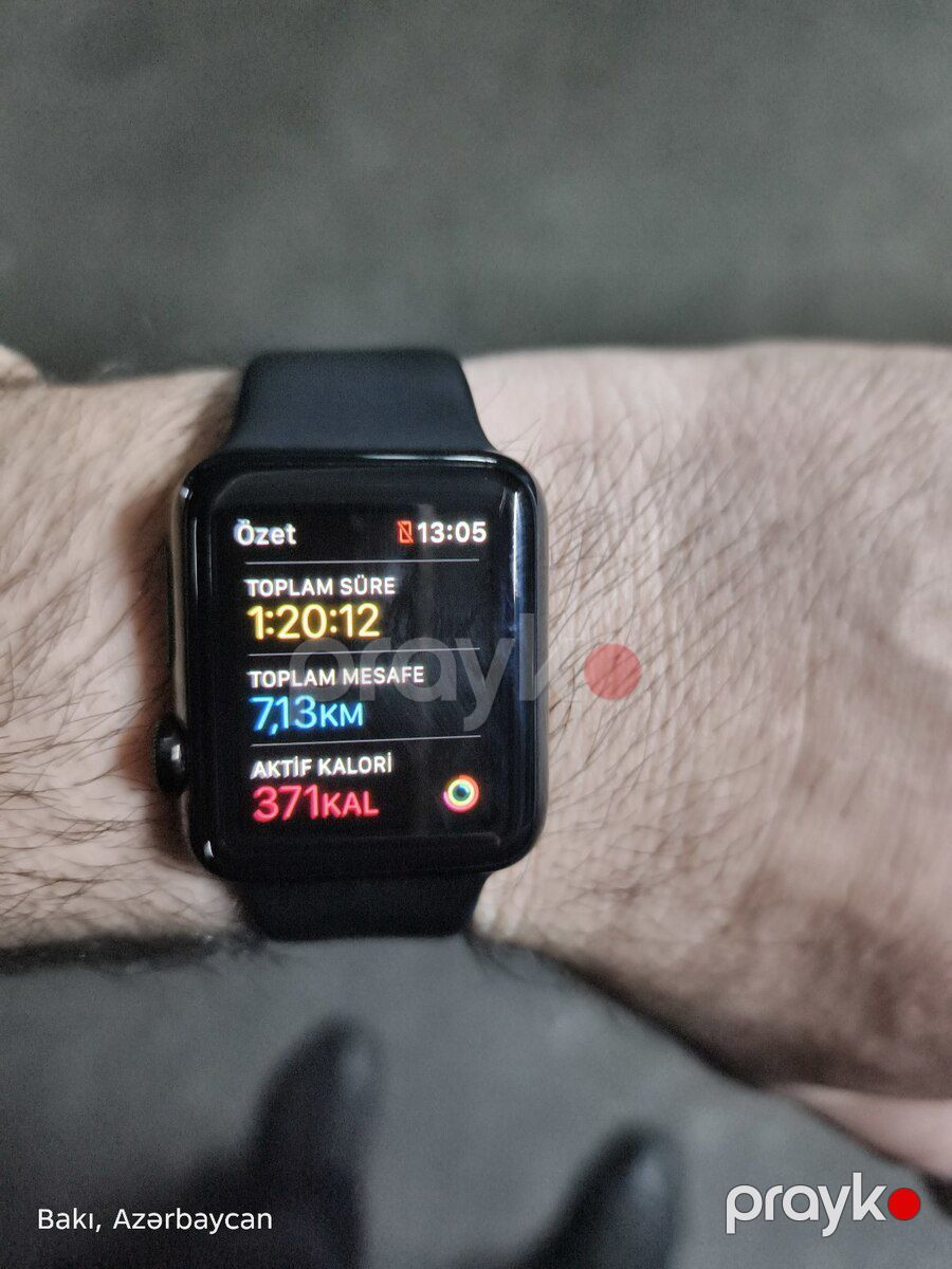Apple Watch Series 1 Stainless Steel Space Black 38mm — Ağıllı saatlar və biləkliklər, Bakı (5)