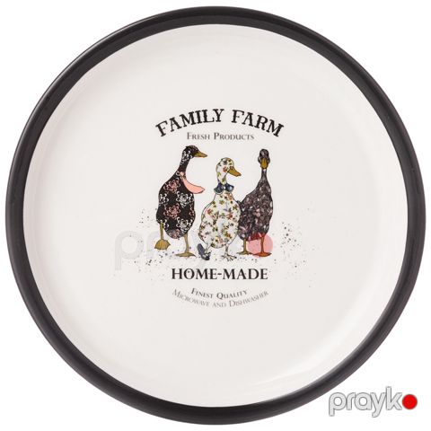 Boşqab qəlyanaltı üçün Lefard Family Farm, farfor, ağ, 22 sm — Bakı