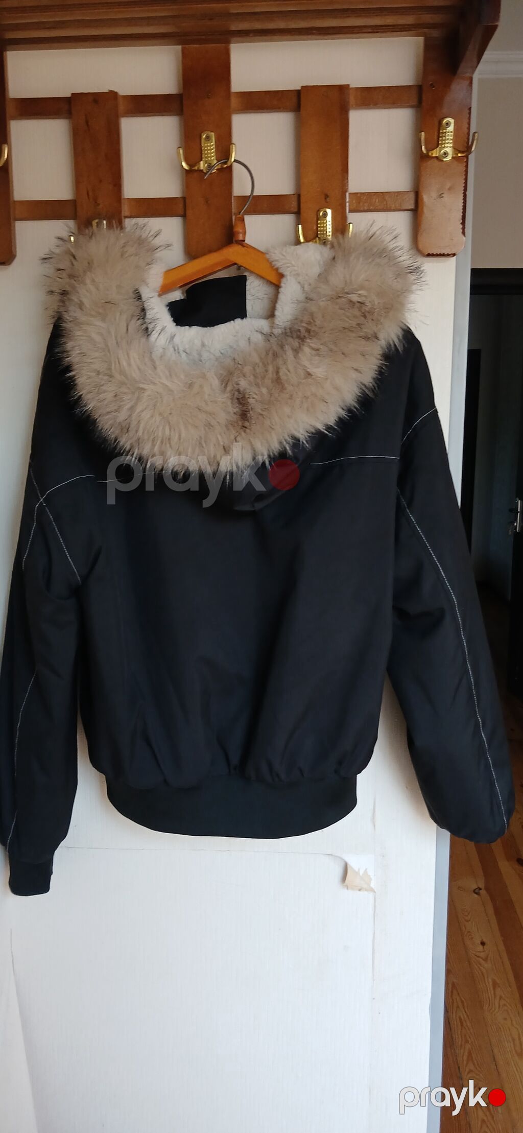 Razılaşma mümükündür Qadın qış gödəkçəsi - Rəng: qara - Model: qısa — Jaketlər, Digah (3)