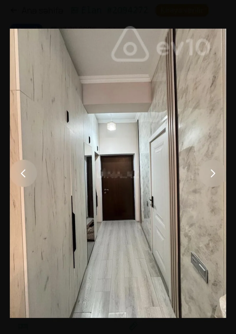 2 otaqlı mənzil, 40 m², Süleyman Rüstəm küçəsi — kirayə — Bakı