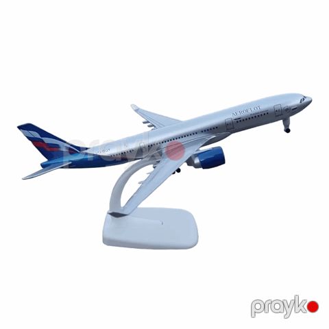 Kolleksiya heykəlciyi Aeroflot Airbus A330,19.5x19x10 sm — Bakı