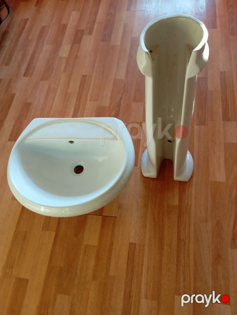 Keramik paltaryuyan otağı üçün lavabo komplekti - Material: sümüksüz — Bakı