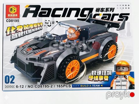 Konstruktor Racing Cars CD8195-2, 165 element, 6-12 yaş — Bakı