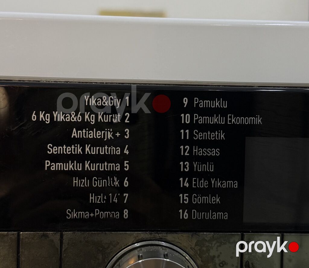 İkinci əl Arçelik paltaryuyan-qurutma maşını Təmiz türkiyə malı - Ön — Çamaşır maşınları, Bakı (5)