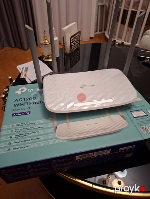 TP-Link Archer C50 AC1200 Dual Band Wi‑Fi router - İkili zolaq: 2.4 — Bakı