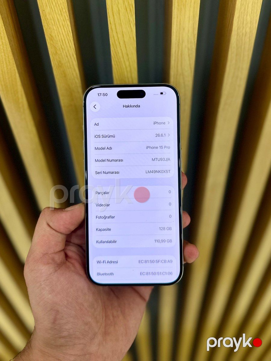 Apple iPhone 15 Pro Natural Titanium 128GB/8GB — Smartfonlar, Bakı (7)