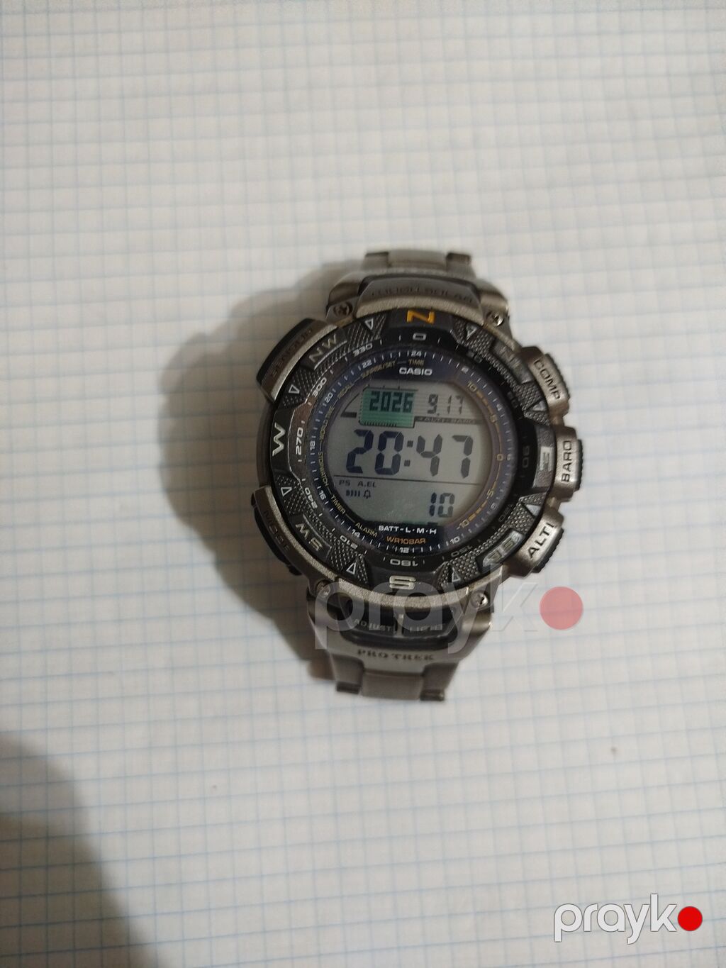 Casio ProTrek 240t rəqəmsal saat temiz yaponiya zavod - Model xətti — Qol saatları, Xırdalan (3)