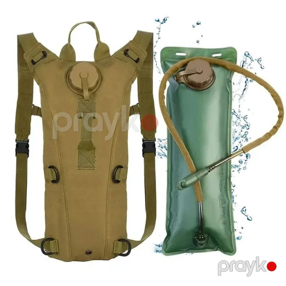 Su qabı İL-3983, çantalı, haki, 3 l — Mallar, Bakı (2)