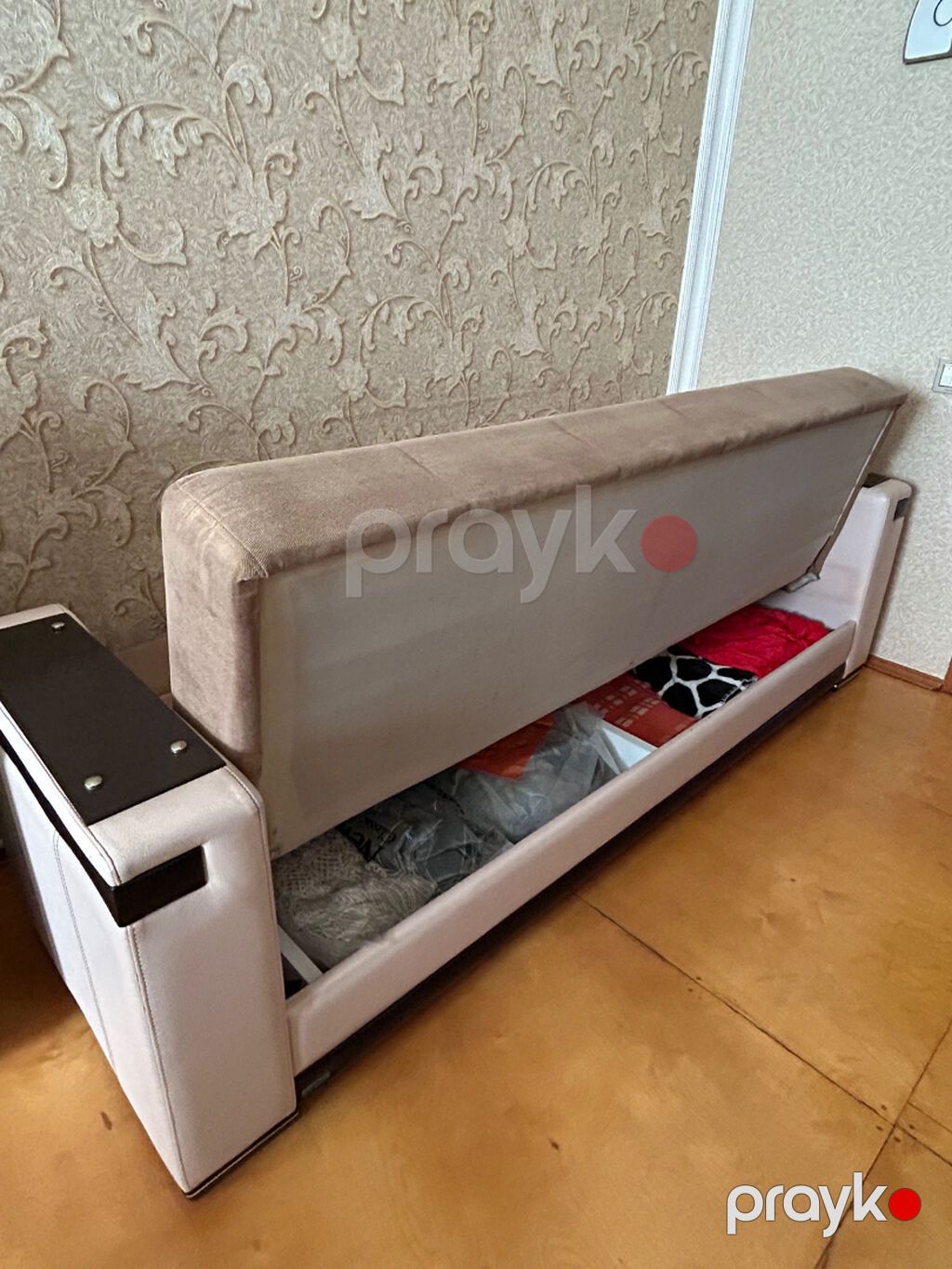 Divan-kravat, İşlənmiş, Açılan, Bazalı, Dəri, Çatdırılma yoxdur — Divanlər, Bakı (3)