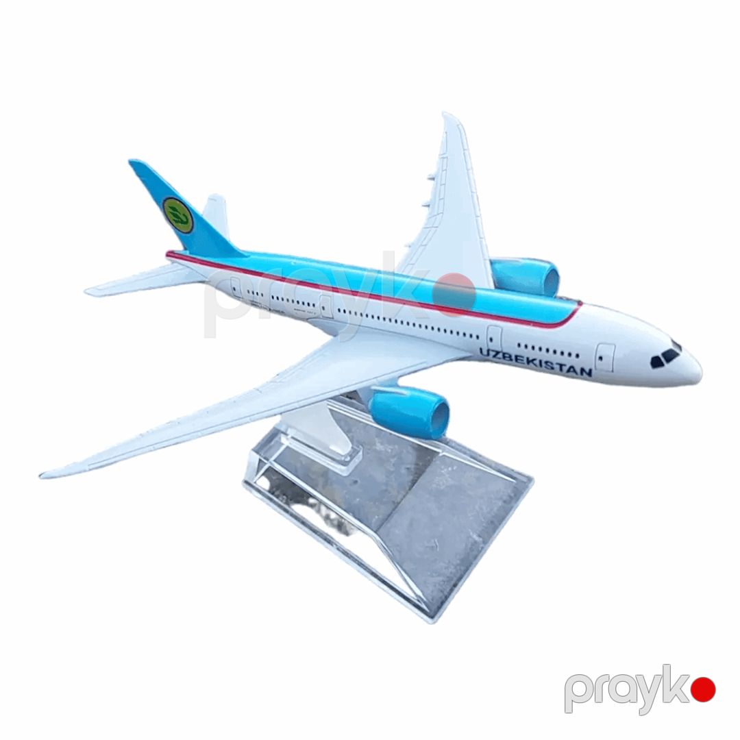 Kolleksiya heykəlciyi Uzbekistan Boeing 787, 13.5x15x8 sm — Mallar, Bakı (3)