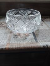 Kəsilmiş şüşədən dekorativ qaba - Material: şəffaf, yüksək — Saida — Dining tableware