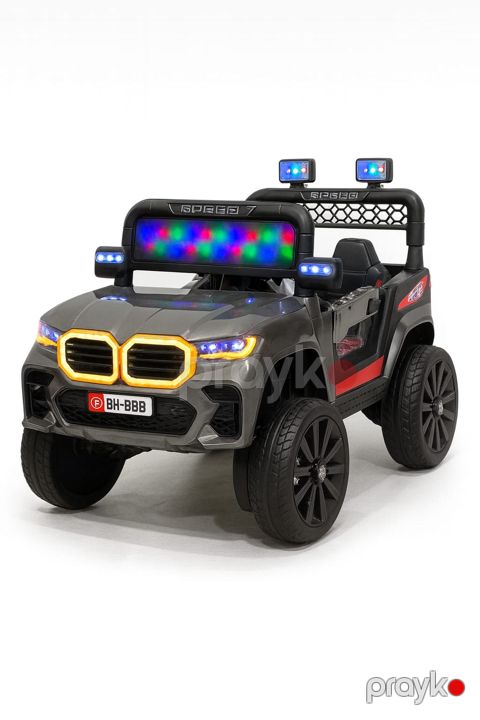 Uşaq elektrik avtomobili 4x4 VP_888 Premium 4 Mator Boz — Bakı