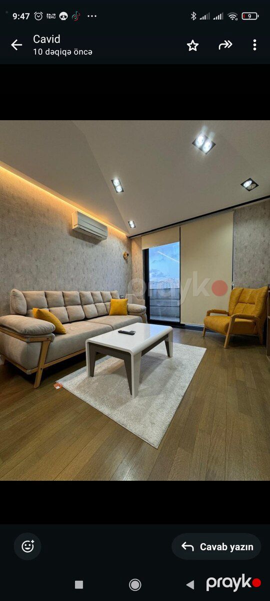 2-otaqlı yeni tikili kirayə verilir, Dilarə Əliyeva küç., 60 m² — Mənzil, Bakı (11)