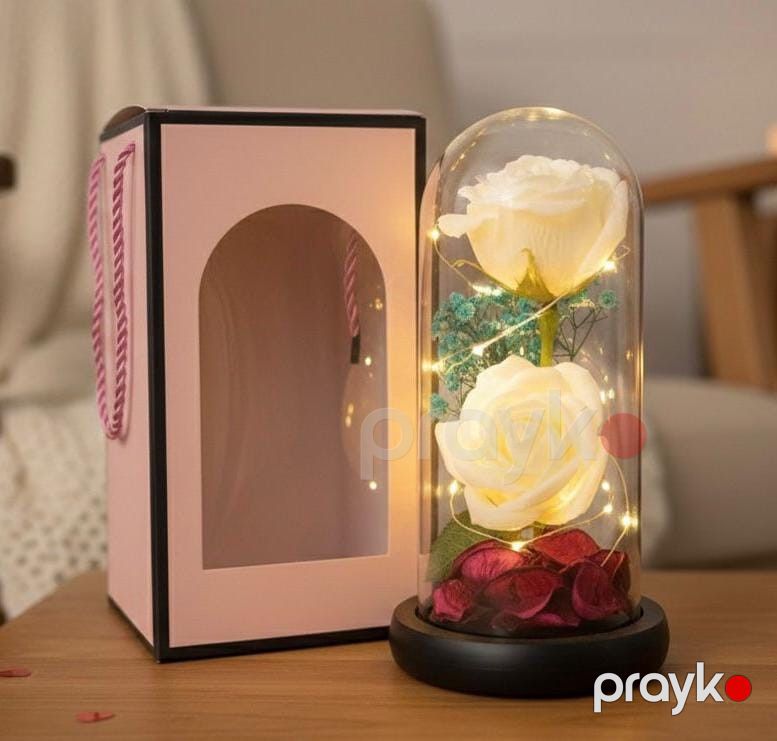 Suvenir White Serenity ws-599, şüşə, şəffaf/ağ — Mallar, Bakı (2)