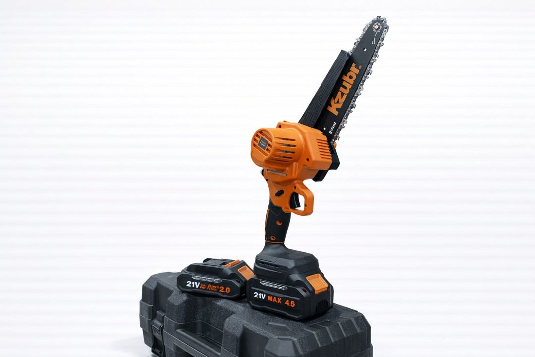 Akkumulyatorlu mini zəncirli mişar Kzubr 21V — Mallar, Bakı