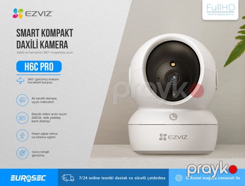 Təhlükəsizlik kamerası "Ezviz H6C" — Bakı