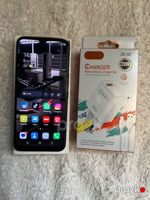 Tecno Spark 7, 32 GB, rəng - Qara, Sensor — Bakı