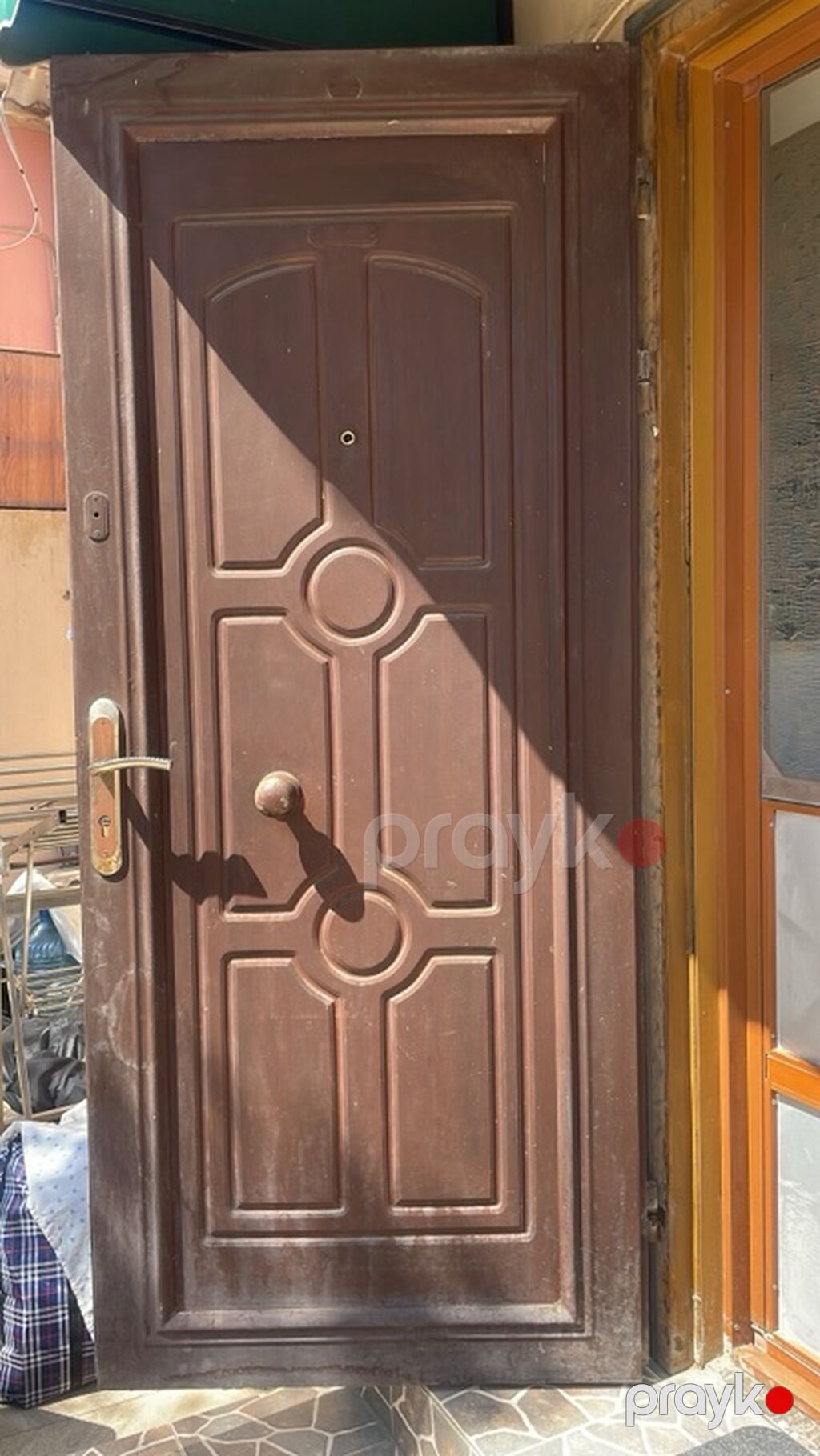 İşlənmiş Giriş qapısı 90x200 sm Ünvandan götürmə — Pəncərələr, qapılar, balkonlar, Bakı (2)