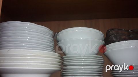 Nahar dəsti, rəng - Ağ, Farfor — Saray