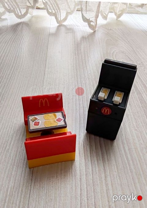 Uşaq oyuncağı – mini “fast food” dəsti - Brend temalı plastik — Bakı