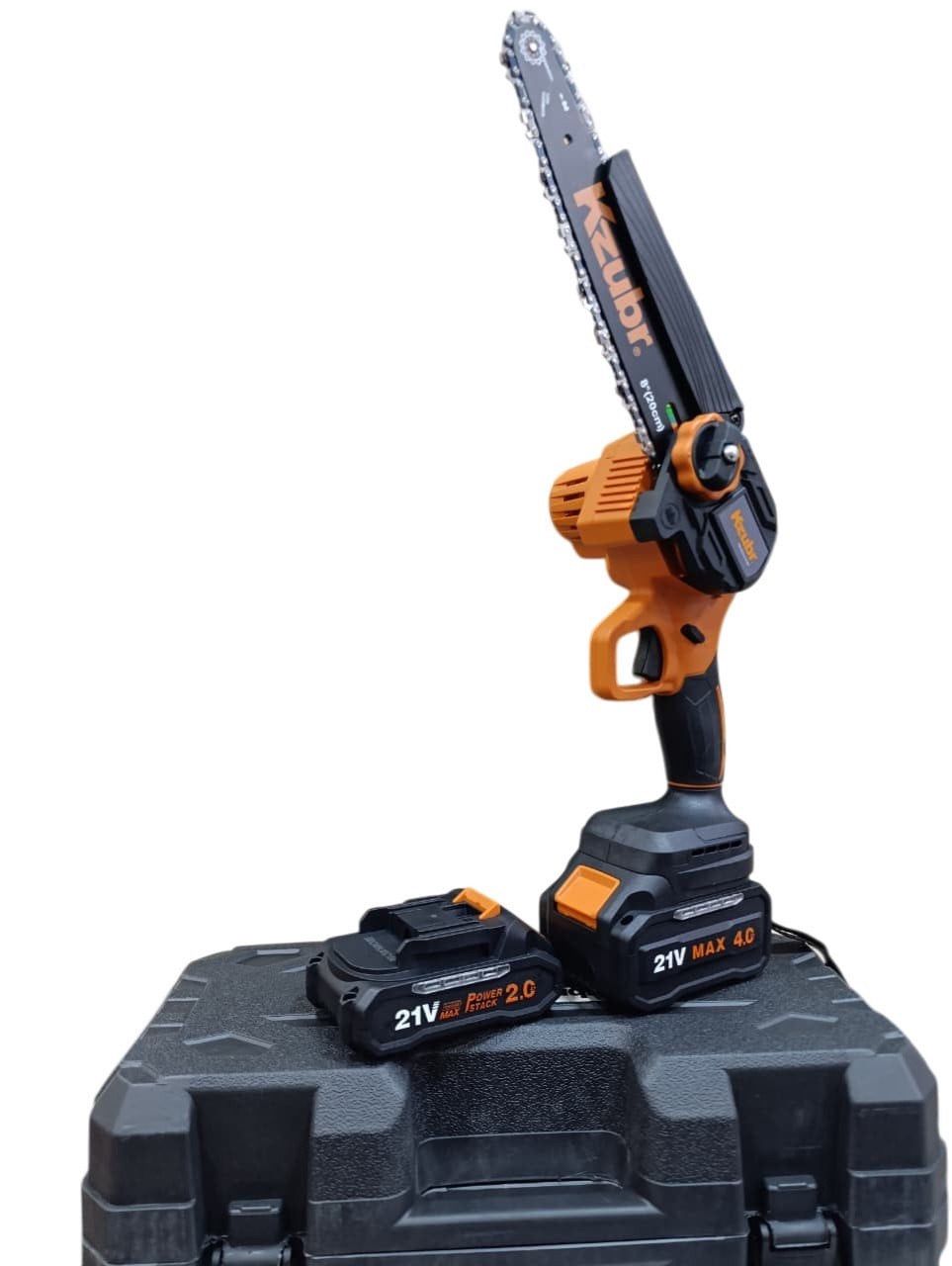 Akkumulyatorlu mini zəncirli mişar Kzubr 21V — Mallar, Bakı (2)