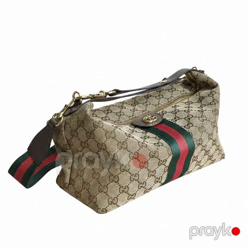 Gucci GG Canvas Monogram Şiyer Çantası – Klassik Dizayn və Gündəlik Rahatlıq — Çantalar, çamadanlar, cüzdanlar, Bakı (2)