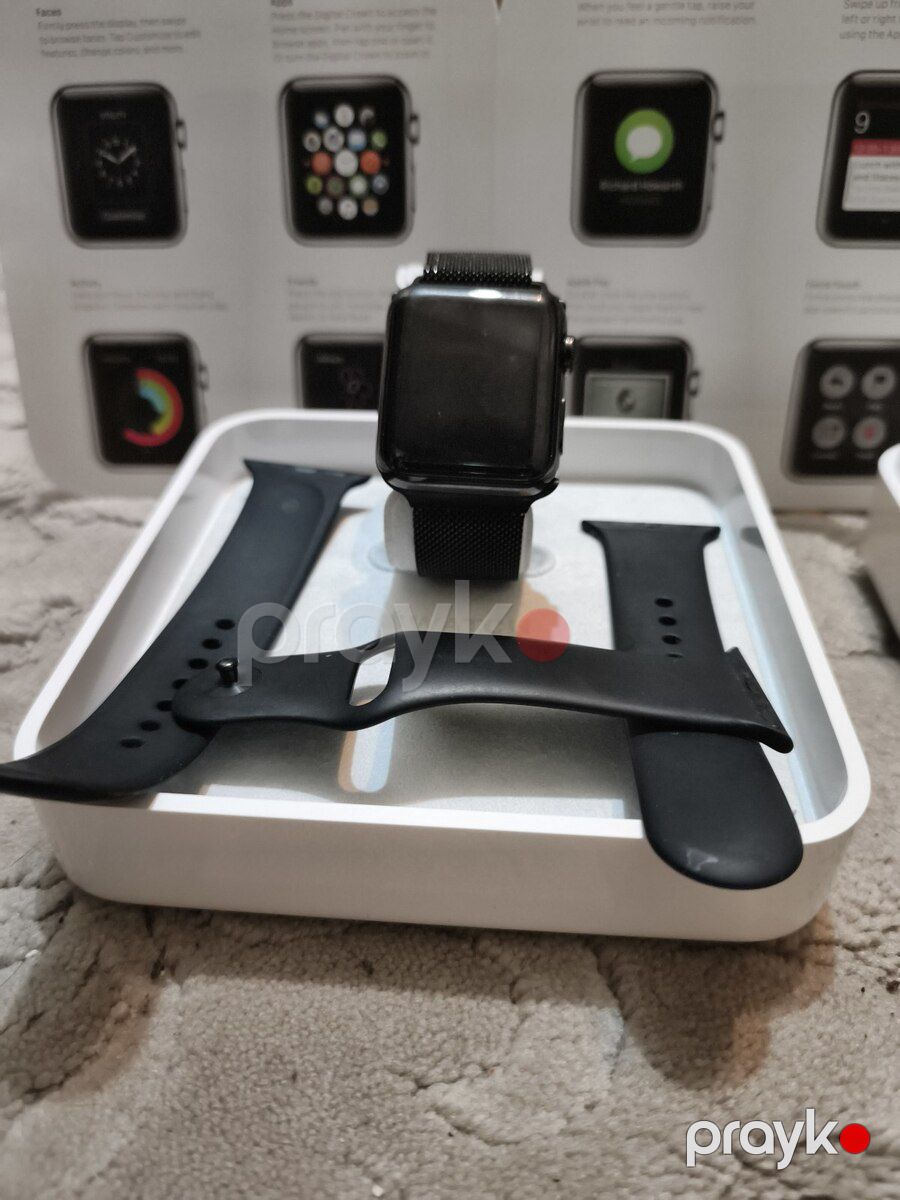 Apple Watch Series 1 Stainless Steel Space Black 38mm — Ağıllı saatlar və biləkliklər, Bakı (3)