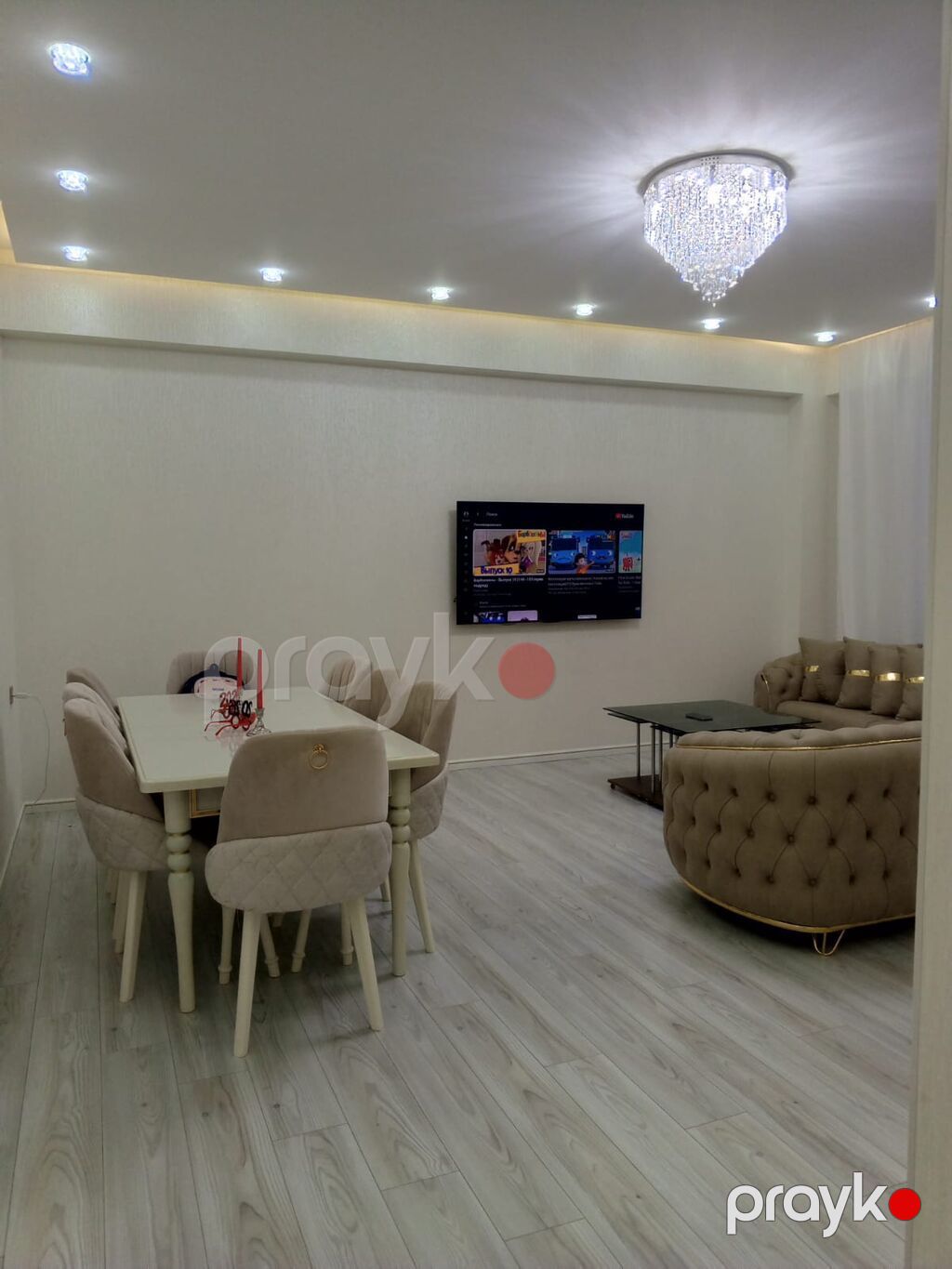Koroğlu metrosunun yaxınlığında BSR Olimpik kompleksində 3otaqlı — Qonaq otağı üçün, Bakı (2)