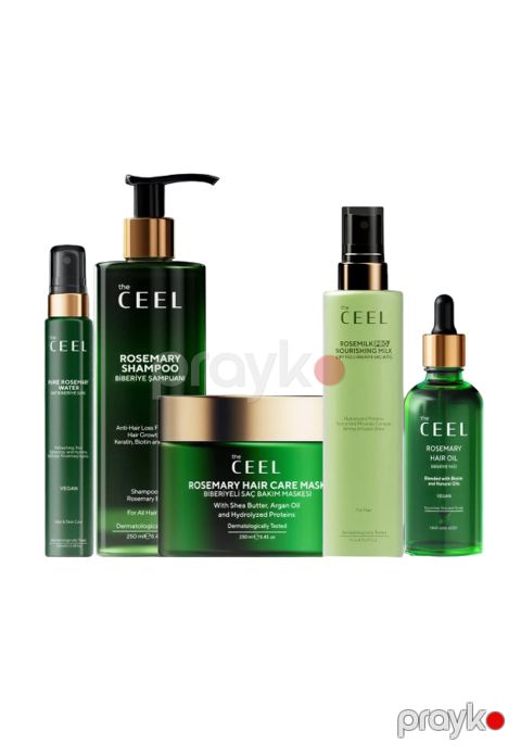 Saçlara qulluq dəsti The Ceel Yağ saçlar üçün The Ceel Rosemary 50 ml + Saç üçün maska The Ceel Rosemary 250 ml + Saç üçün şampun The Ceel Rosemary 250 ml + Saçlar üçün sprey-süd The Ceel Rosemilk P — Bakı