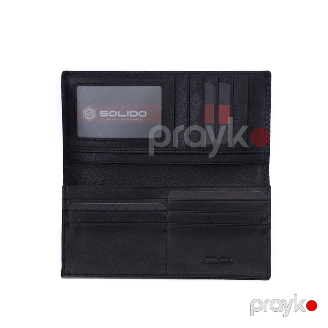 Kişilər üçün dəri pul kisəsi Solido X8118-1BK Qara — Mallar, Bakı (2)