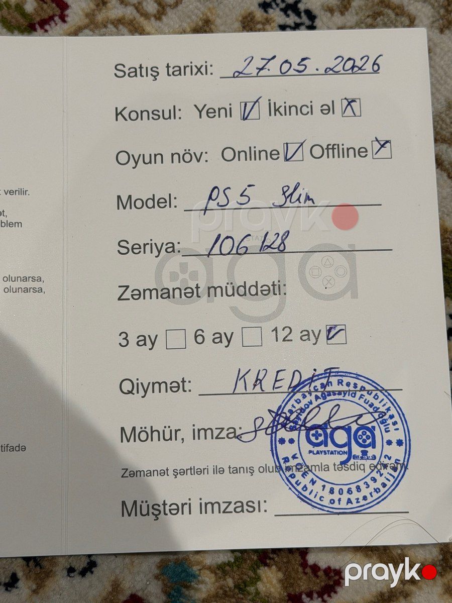 Sony Playstation 5 Slim 1TB — Oyunlar, konsollər və proqramlar, Bakı (2)