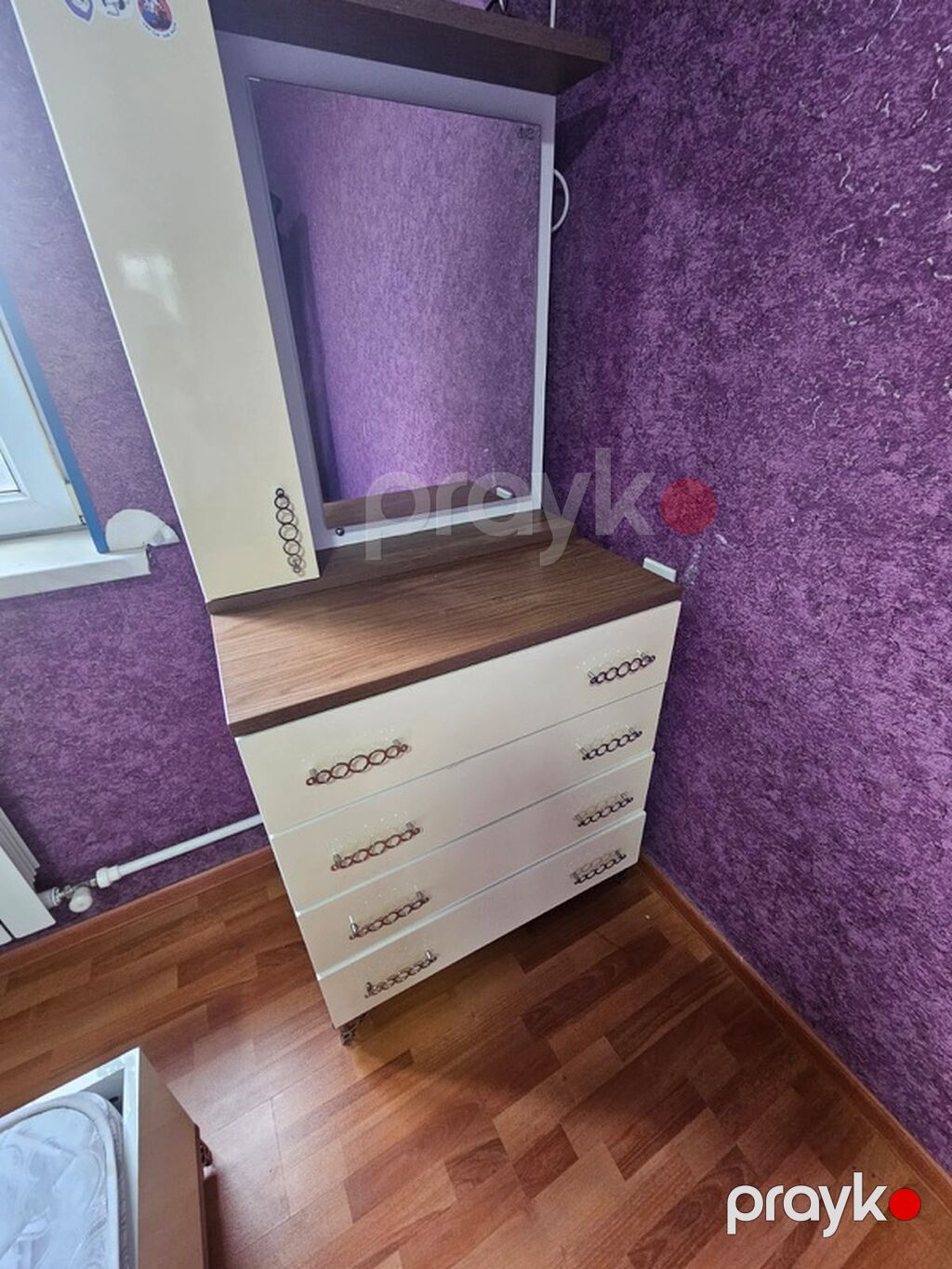 Yataq otağı mebel dəsti Tərkib: - İkinefərlik çarpayı: yumşaq başlıq — Yataq otağı mobilya dəstləri, Bakı (2)