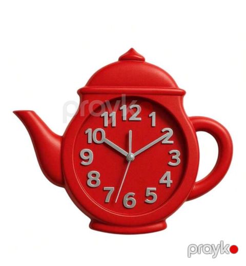 Divar saatı GE-002407, qırmızı — Bakı
