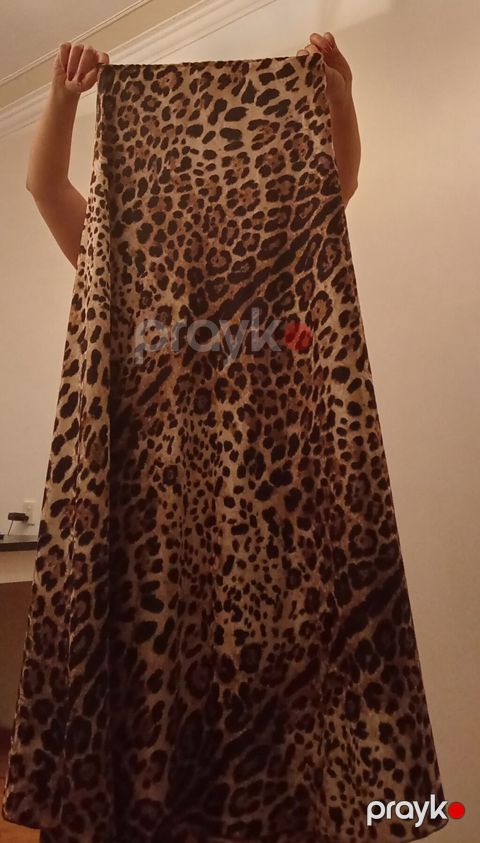 Leopard naxışlı parça - Naxış: qəhvəyi-bej tonlarda leopard printi — Bakı