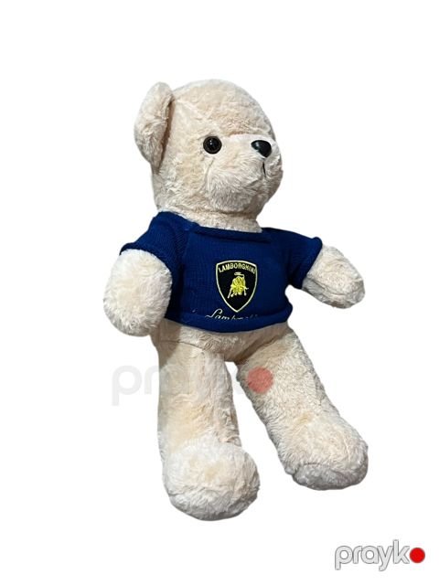 Yumşaq oyuncaq FSY-12051, peluş, göy/bej, 35 sm — Bakı