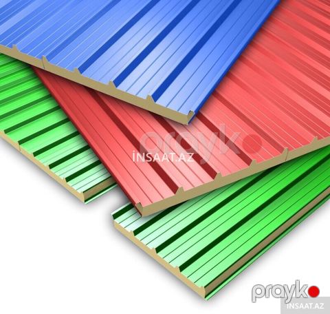 60 mm Pir sendviç panel - zavod qiymətinə