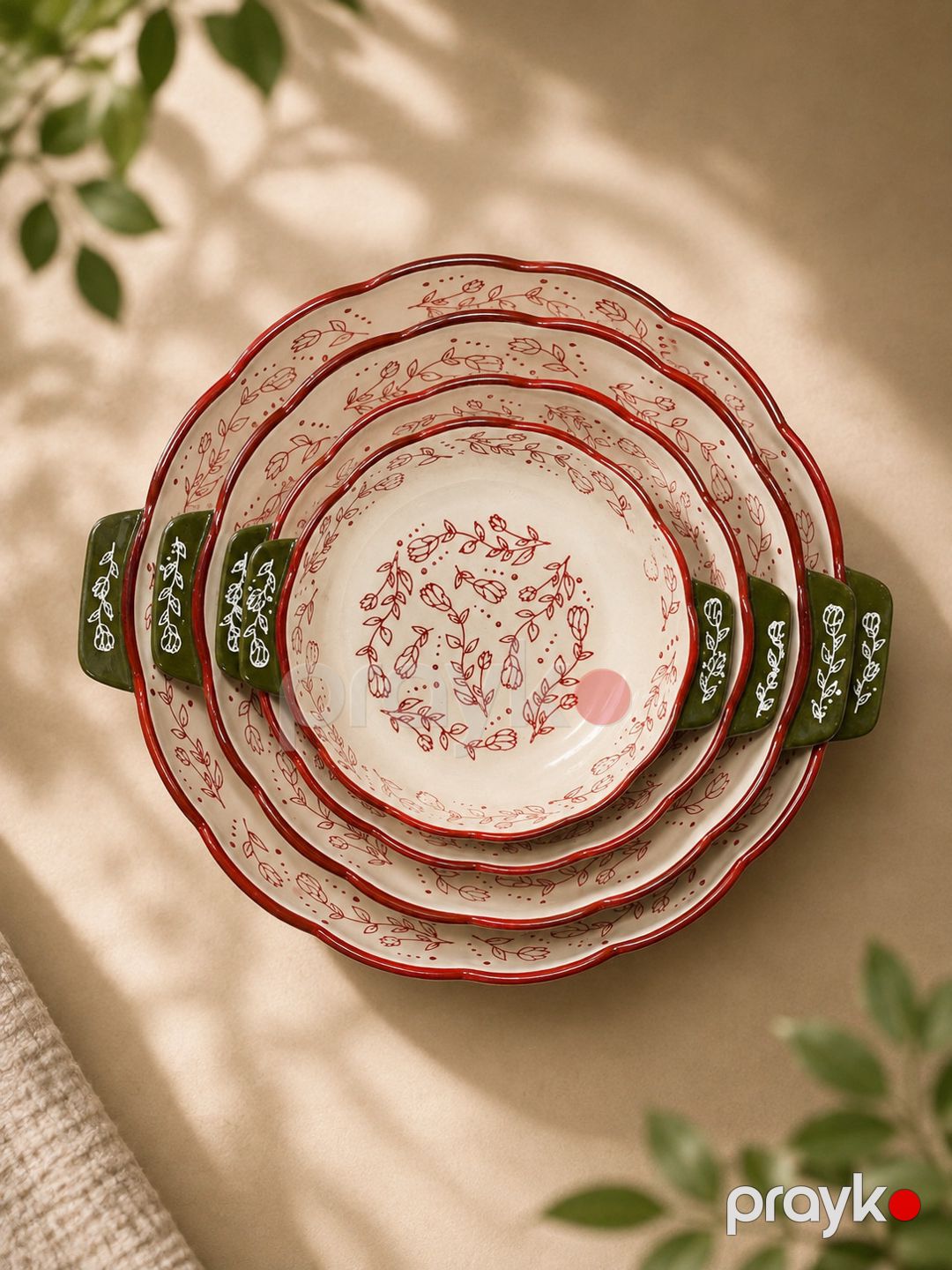 Bişirmə üçün qəlib dəsti, keramika, 650/1000/1500/2200 ml — Mallar, Bakı (2)