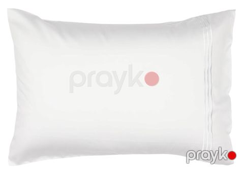 Yastıq üzü Jysk EA, 50x70/75 sm, pambıq/satin, ağ — Bakı