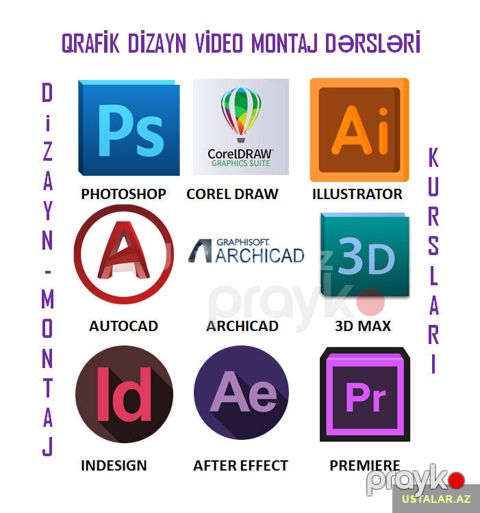Qrafik – dizayn və montaj proqramları — Bakı