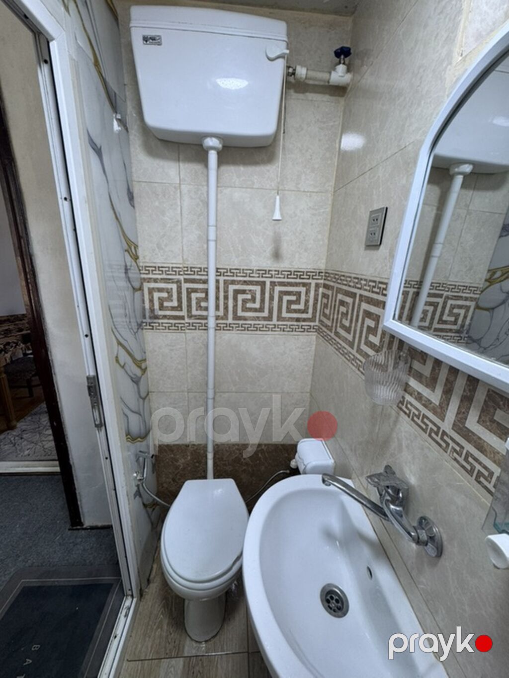 Həyətyanı sahəsi olan kiçik həyət evi - Daş hasarlı bağ sahəsi — Ev, villa, Digah (4)
