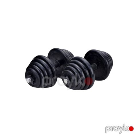Qantel dəsti TA Sport, rezin, qara, 20x20 kq — Bakı