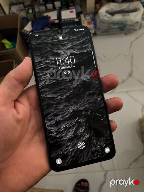 Samsung Galaxy A70, 128 GB, rəng - Göy, Barmaq izi — Şirvan