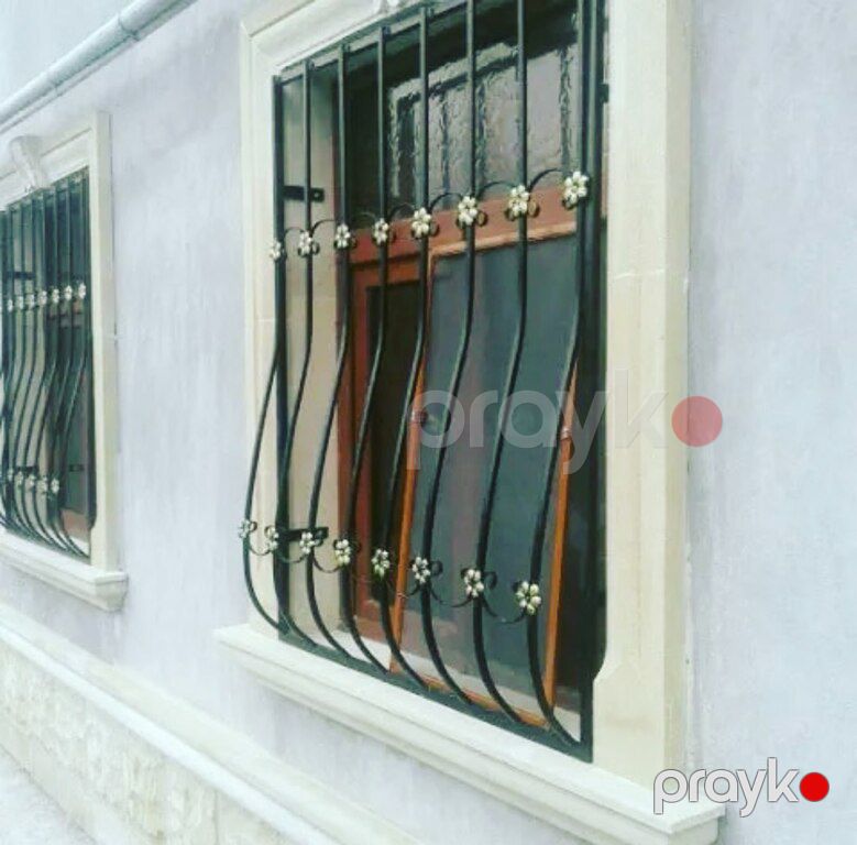 Pəncərə barmaqlığı sifarişi — Təmir və inşaat, Bakı (12)