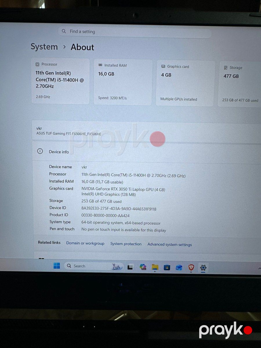 ASUS tuf Gaming F15 FX506HE — Noutbuklar, Bakı (3)