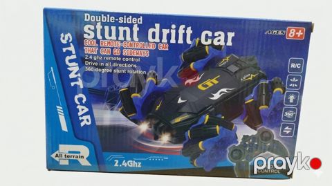 Radio ilə idarə olunan tryuk avtomobil Stunt Car, rəngbərəng, 8+ yaş — Bakı