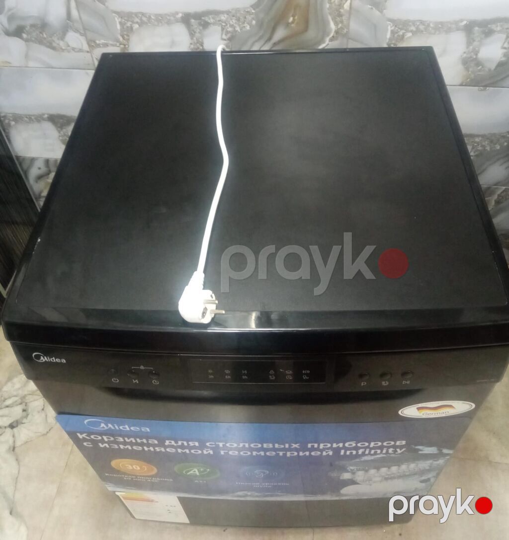 Midea qabyuyan maşın – tam ölçülü, qara rəng. Xüsusiyyətlər — Qab yuyucu maşınlar, Digah (2)