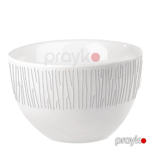 Kasa Bamboo, dairəvi, 85 ml, keramika, ağ - WHBALSD41 — Bakı